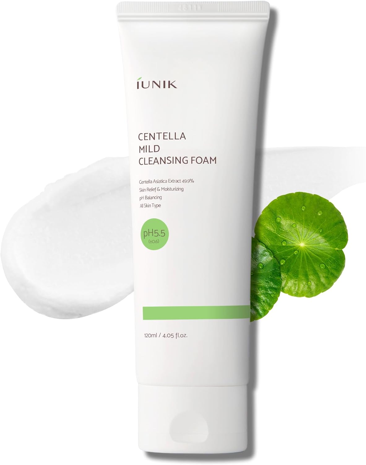 iUNIK Centella Mild Cleansing Foam | Mousse Nettoyante Purifiante