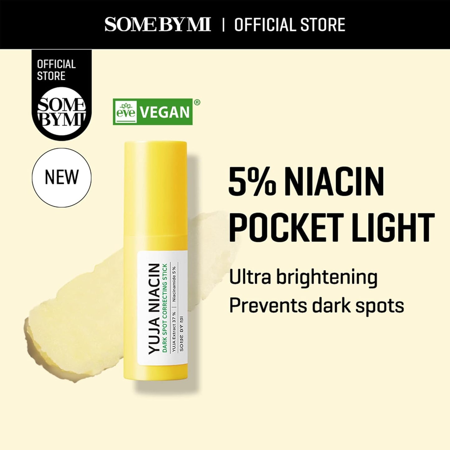 SOME BY MI Yuja Niacin Dark Spot Correcting Stick Mini | Correcteur Eclaircissant Unifiant