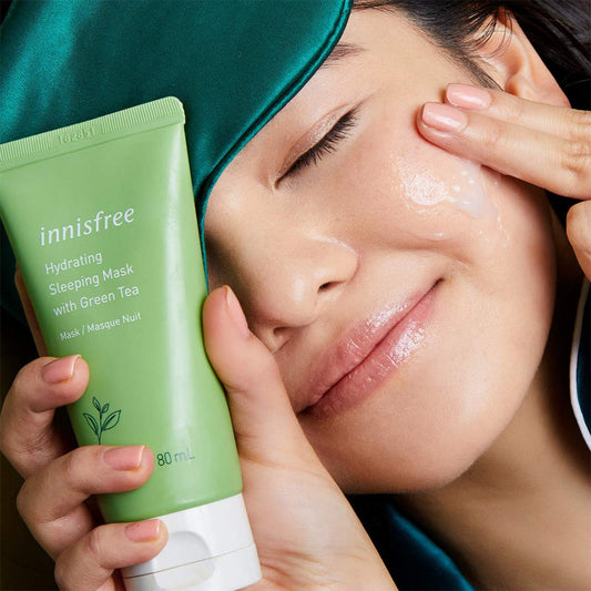 INNISFREE MASQUE HYDRATING SLEEPING GREEN TEA MASK | Masque de nuit AntiOxydant Ultra-Hydratant