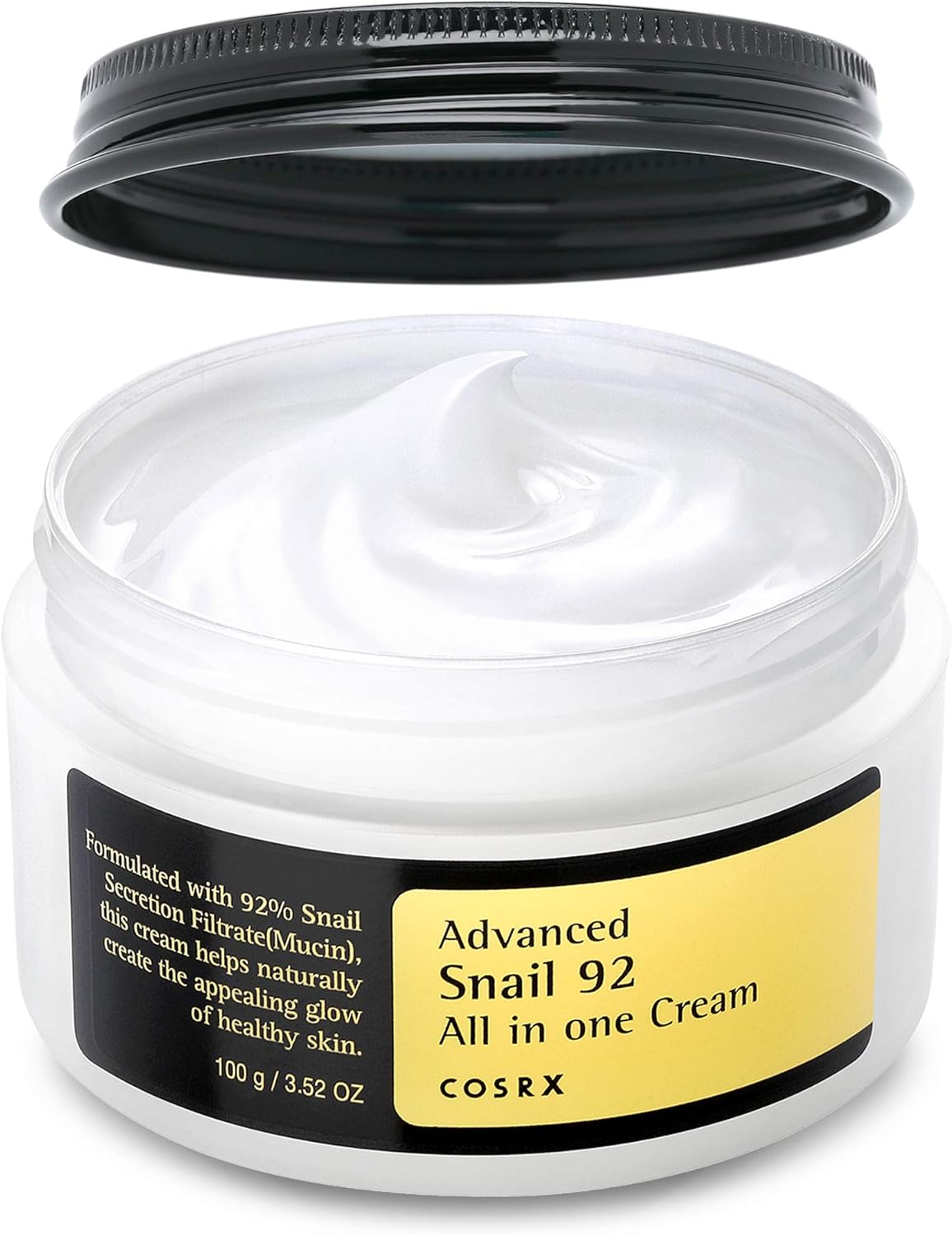 COSRX Advanced Snail 92 All In One Cream | Crème tout-en-un | Mucine Escargot Ultra-Réparatrice Best Seller #1 KCosmetics