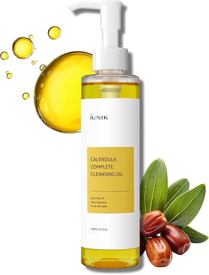 iUNIK Calendula Complete Cleansing Oil | Huile Nettoyante Purifiante