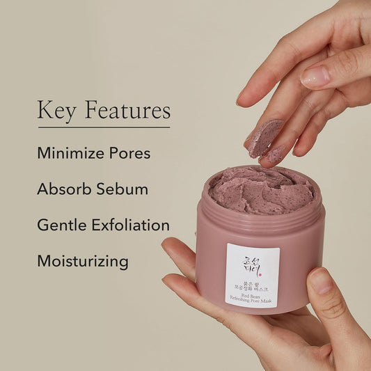 Beauty of Joseon Red Bean Refreshing Pore Mask | Masque Purifiant Rafraichissant Anti Sébum