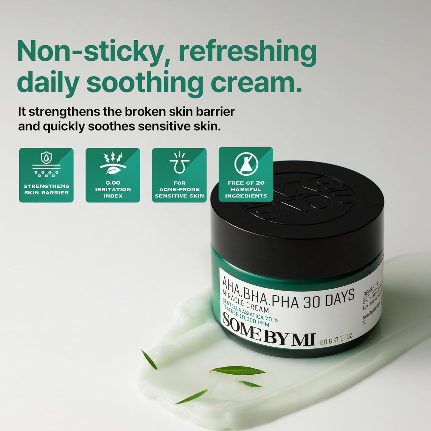 SOME BY MI AHA, BHA, PHA 30 Days Miracle Cream | Crème Nourrissante & Exfoliante