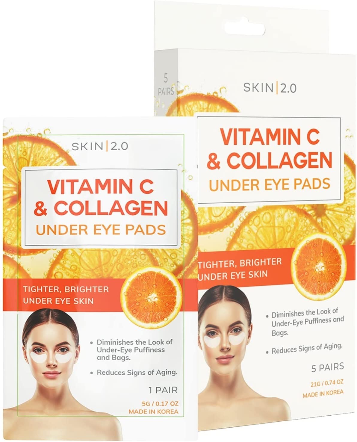 Skin 2.0 VITAMIN C & COLLAGEN under eye pads