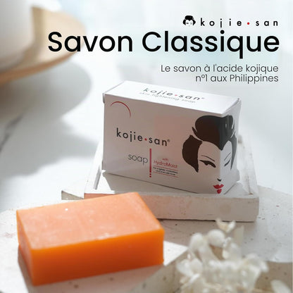 KOJIE SAN Skin Lightening Soap | Savon Eclaircissant Unifiant Lissant