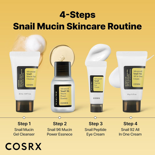 COSRX All About Snail Kit | Kit Best Seller Mucine Escargot Régénérante Apaisante