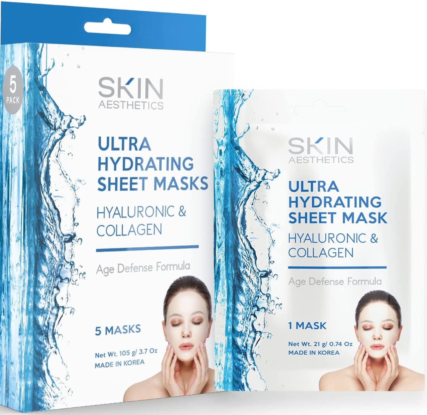 Skin Aesthetics Ultra hydrating Sheet mask Hyaluronic & Collagen