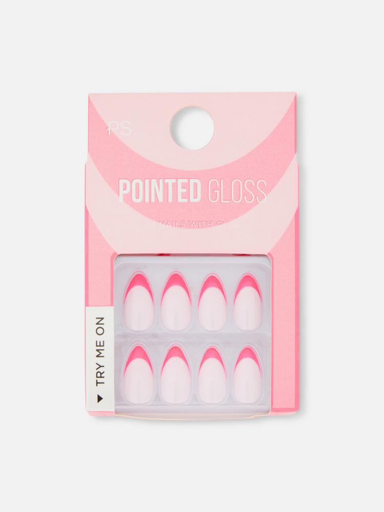 PS NAIL FAKE POINTED GLOSS ROSE