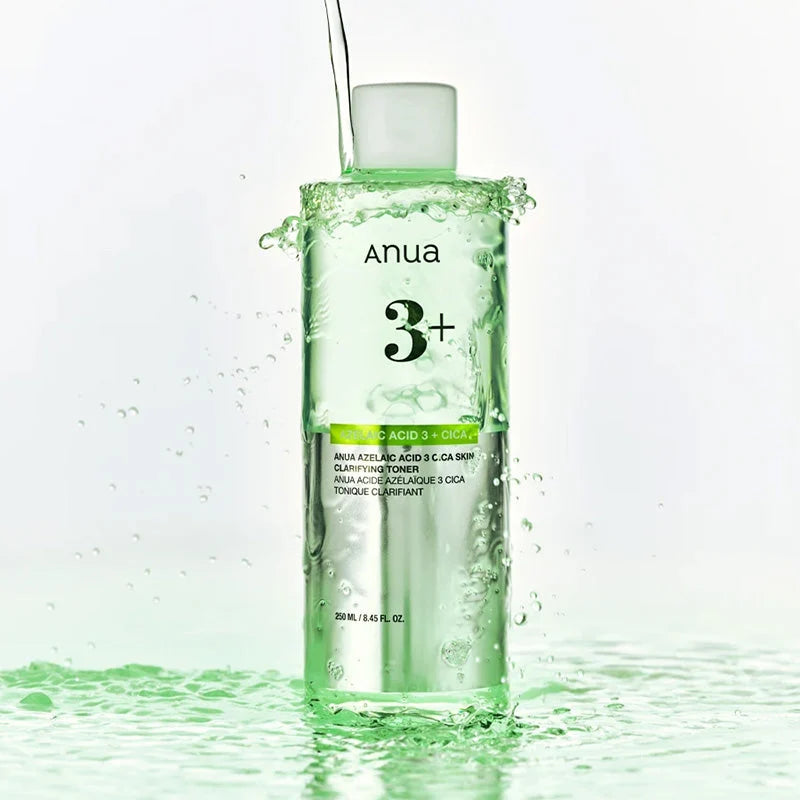 ANUA Azelaic Acid 3 Cica Skin Clarifying Toner | Toner Clarifiant Apaisant Anti Sébum Best Seller KBeauty