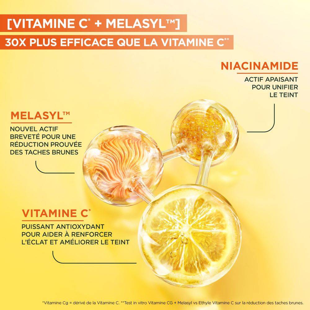 GARNIER SKIN ACTIVE VITAMINE C SERUM JOUR | Sérum Eclat Anti Taches