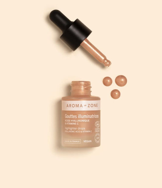 AROMAZONE Gouttes illuminatrices Acide hyaluronique & Vitamine C
