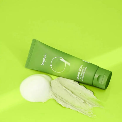 BEPLAIN Mung Bean Ph-balanced Cleansing Foam |Mousse Nettoyante Purifiante Apaisante