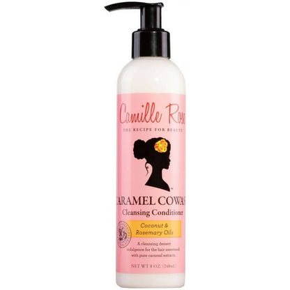 Camille Rose Naturals Caramel Cowash | Soin Lavant & Démêlant Nourrissant