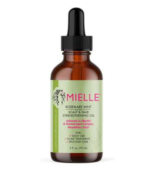 Mielle Organics Rosemary Mint Scalp & Strengthening Hair Oil | Huile revitalisante