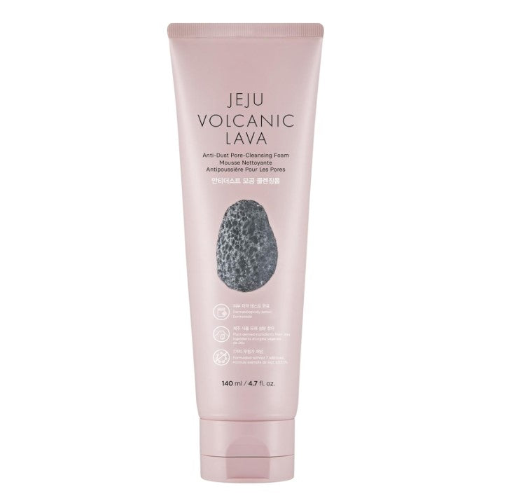 THE FACE SHOP Jeju Volcanic Lava Anti-Dust Pore-Cleansing Foam | Nettoyant Purifiant Desincrustant