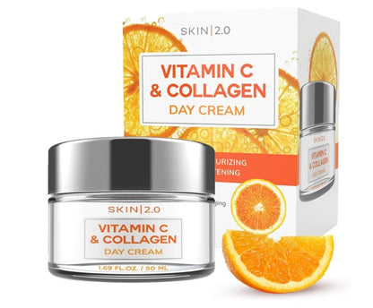 Skin 2.0 VITAMIN C & COLLAGEN day cream | Crème de jour Hydratation Optimale