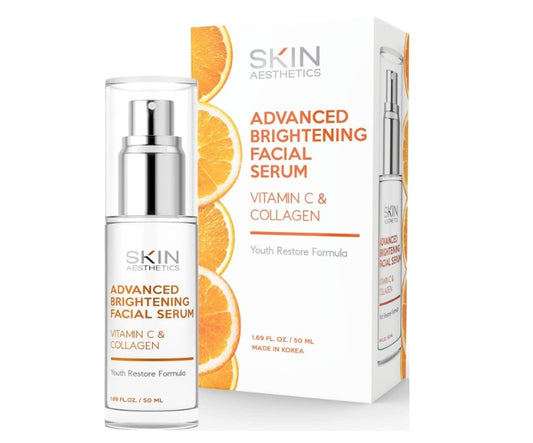 Skin aesthetics Advanced Brightening Facial Serum | Sérum Active Eclaircissant Anti-tâches