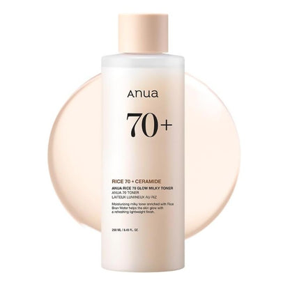 Anua Rice 70 Glow Milky Toner | Toner Lacte Illuminateur Hydratant