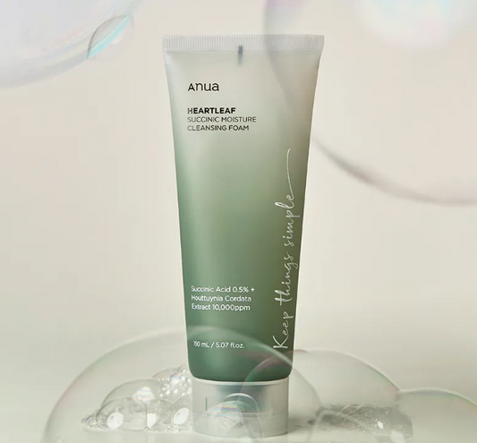 Anua Heartleaf Succinic Moisture Cleansing Foam Mini | Mousse Nettoyante Hydratante Purifiante (Copie)
