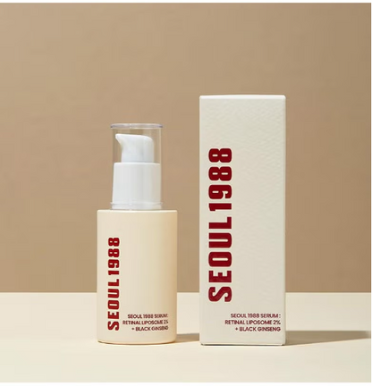 KSECRET SEOUL 1988 Serum : Retinal Liposome 2% + Black Ginseng | Serum Anti-âge Revatalisant Luxe KBeauty