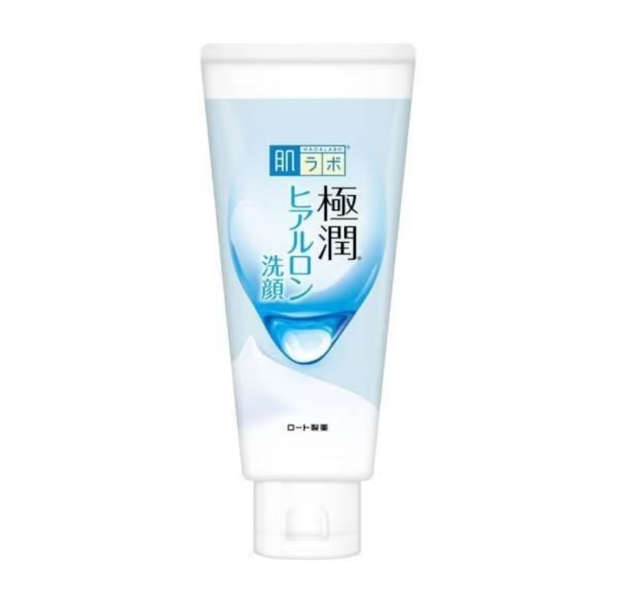 RohtoMentholatum Hada Labo Gokujyun Super Hyaluronic Face Wash | Nettoyant PH Doux Purifiant Sans Agresser