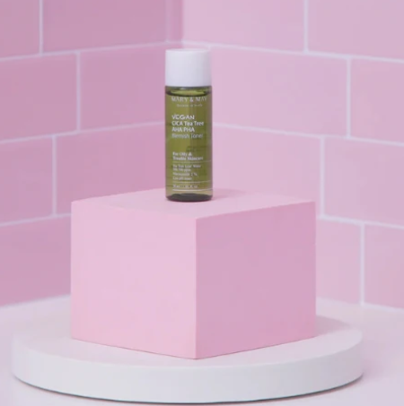 Mary&May Vegan Cica Teatree AHA PHA Blemish Toner Mini | Tonique Exfoliant Apaisant Lissant