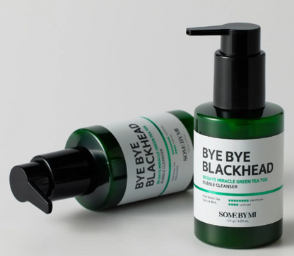 SOME BY MI	Bye Bye Blackhead 30 Days Miracle Green Tea Tox Bubble Cleanser | Nettoyant Exfoliant Anti Points Noirs Best Seller