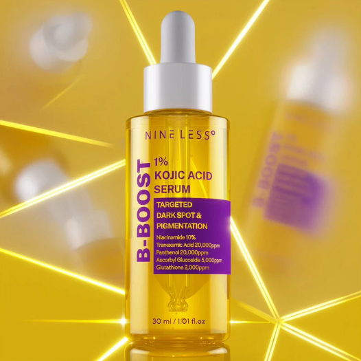 NINELESS B-Boost 1% Kojic Acid Serum | Sérum Illuminant Anti-Taches Teint Uniforme