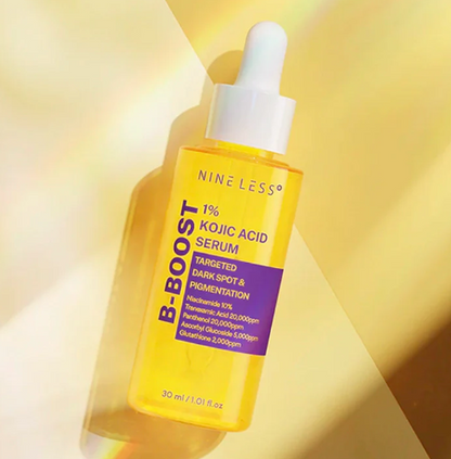 NINELESS B-Boost 1% Kojic Acid Serum | Sérum Illuminant Anti-Taches Teint Uniforme