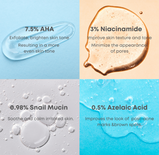 NINELESS A-Control Azelaic Acid Toner | Toner Hydratant Anti Irritation Anti Sébum