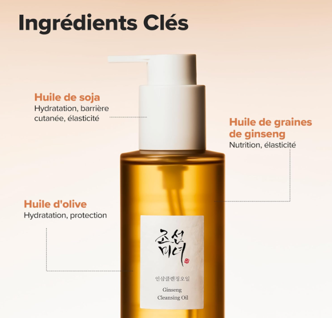 Beauty of Joseon	Ginseng Cleansing Oil | Huile Demaquillante Nourrissante Revitalisante Best Seller