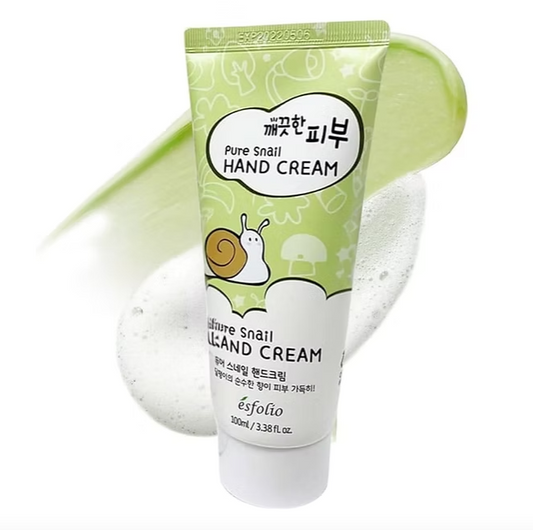 ESFOLIO Snail Moisture Hand Cream | Crème mains légère Escargot KBeauty