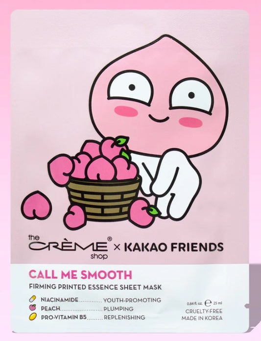 The Crème Shop x Kakao friends Call me smooth sheet mask