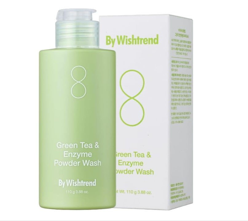 BY WISHTREND Green Tea & Enzyme Powder Wash | Poudre Nettoyante & Exfoliante Thé Vert