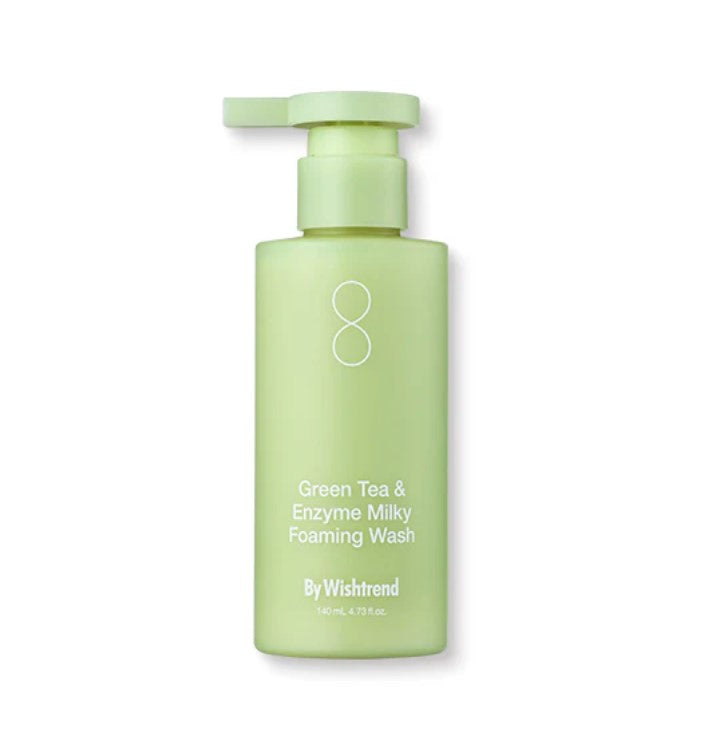 BY WISHTREND Green Tea & Enzyme Milky Foaming Wash | Nettoyant Hydratant & Protecteur