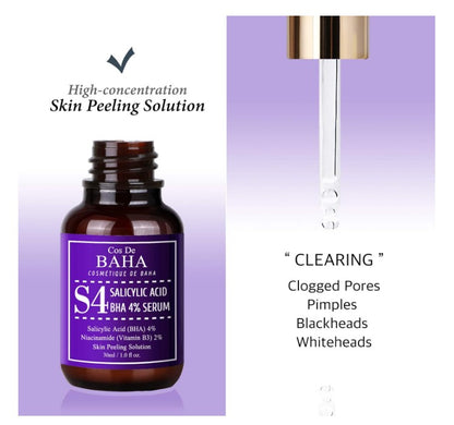 Cos De BAHA S4 Salicylic Acid BHA 4% Serum