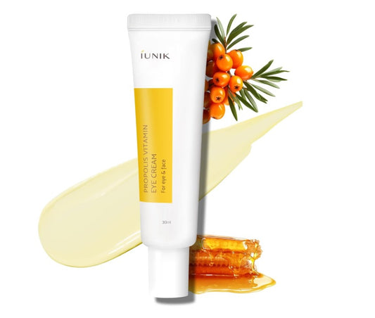 iUNIK Propolis Vitamin Eye Cream | Crème Yeux Apaisante Anti-Fatigue