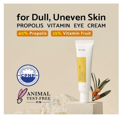 iUNIK Propolis Vitamin Eye Cream | Crème Yeux Apaisante Anti-Fatigue