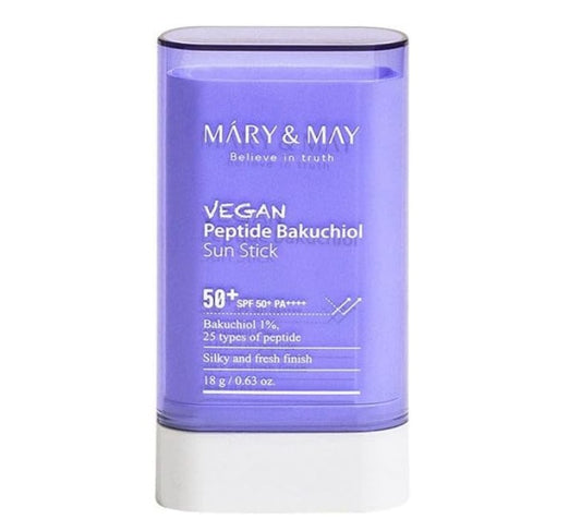 Mary&May Vegan Peptide Bakuchiol Sun Stick | Ecrans Solaire SPF50+ PA++++
