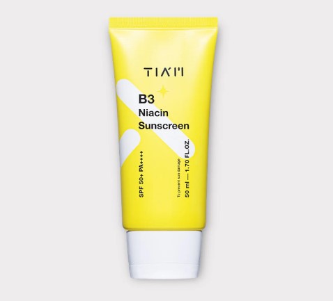 TIA'M B3 Niacin Sunscreen | protection solaire SPF50+ PA++++ Niacinamide Non Gras