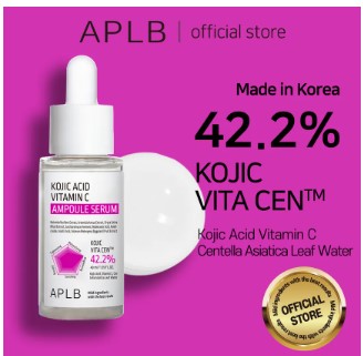 APLB Kojic Acid Vitamin C Ampoule Serum | Sérum Eclaircissant Intensif & Illuminant