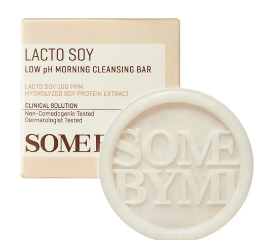 SOME BY MI Lacto Soy Low pH Morning Cleansing Bar | Savon Doux Apaisant & Anti-Tiraillements