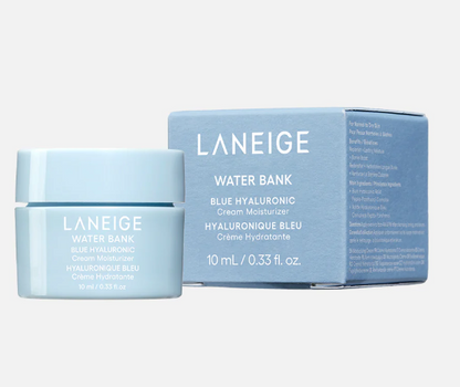 LANEIGE	Water Bank Blue Hyaluronic Moisture Cream Mini | Crème Super Hydratante Complexe