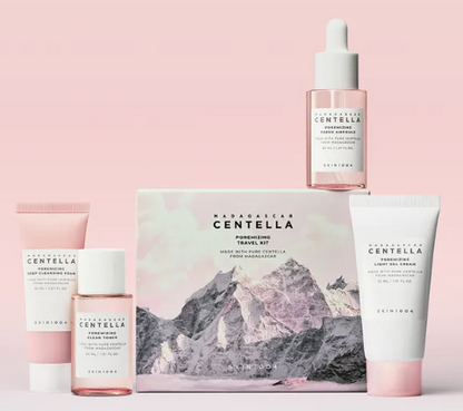 SKIN 1004 Madagascar Centella Poremizing Travel Kit  | Coffret de soins Format Voyage Routine Complete