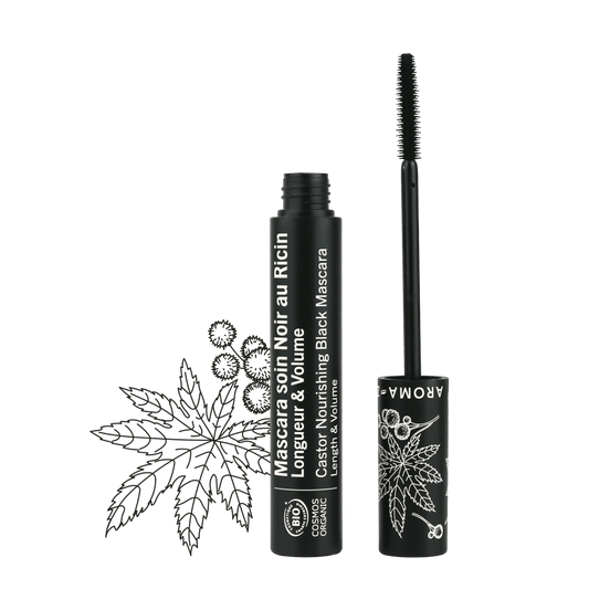 AROMAZONE Maquillage Mascara soin Noir au Ricin