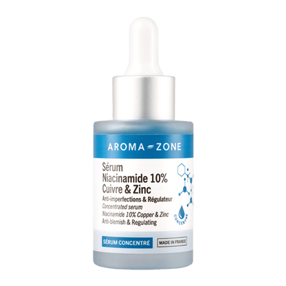 AROMAZONE Sérum visage concentré Niacinamide 10%, Cuivre & Zinc