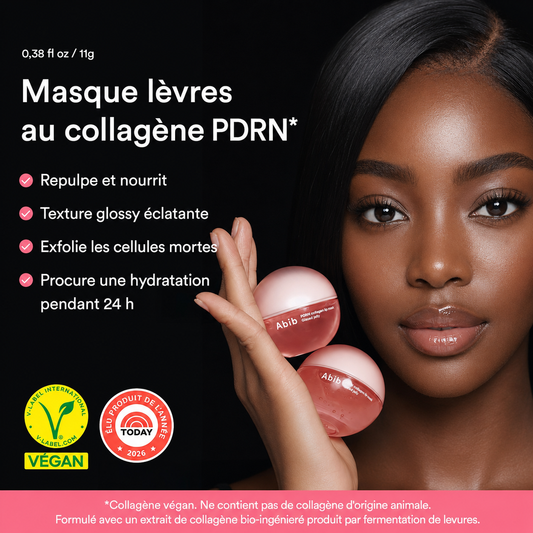 ABIB PDRN Collagen Lip Mask Glazed Jelly | MasqueLèvres Nourrissant Repulpant #1 Corée
