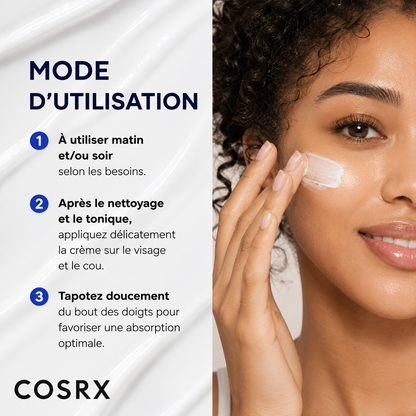 COSRX Advanced Snail 92 All In One Cream | Crème tout-en-un | Mucine Escargot Ultra-Réparatrice Best Seller #1 KCosmetics