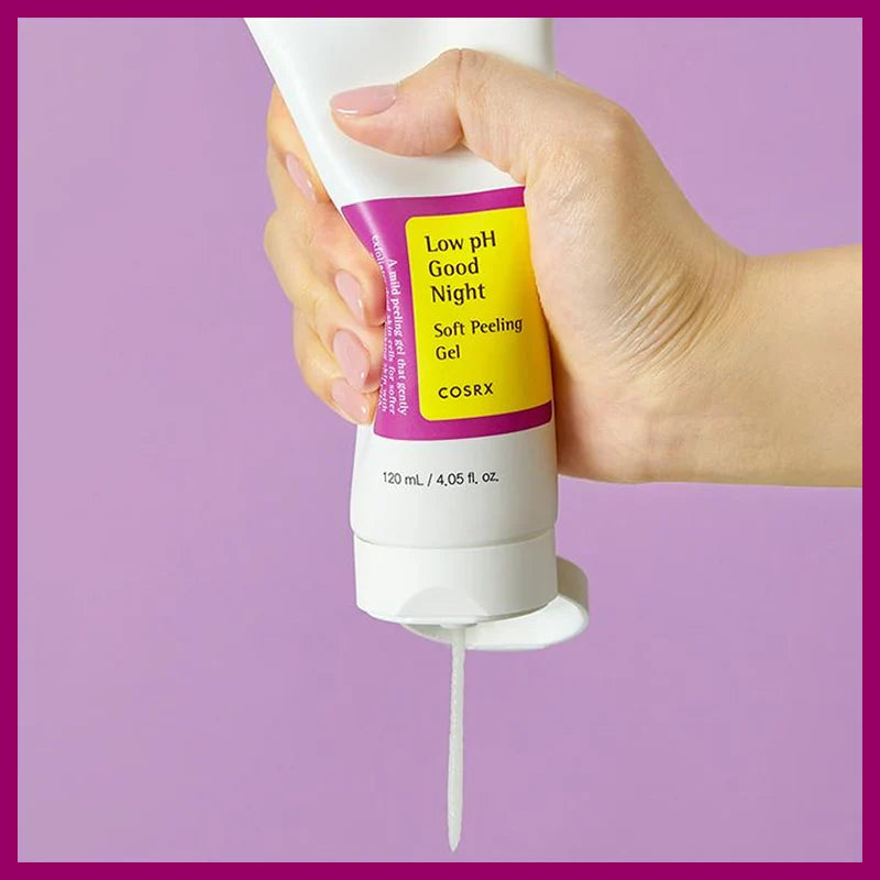 COSRX Low pH Good Night Soft Peeling Gel |Gel Exfoliant Coréen Doux Purifiant Hydratant