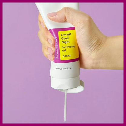 COSRX Low pH Good Night Soft Peeling Gel |Gel Exfoliant Coréen Doux Purifiant Hydratant
